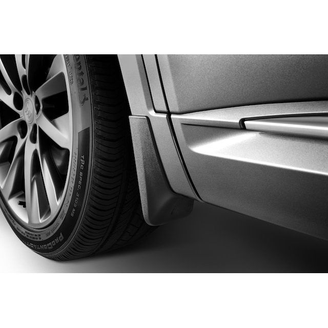 Front Splash Guards Molded in Black