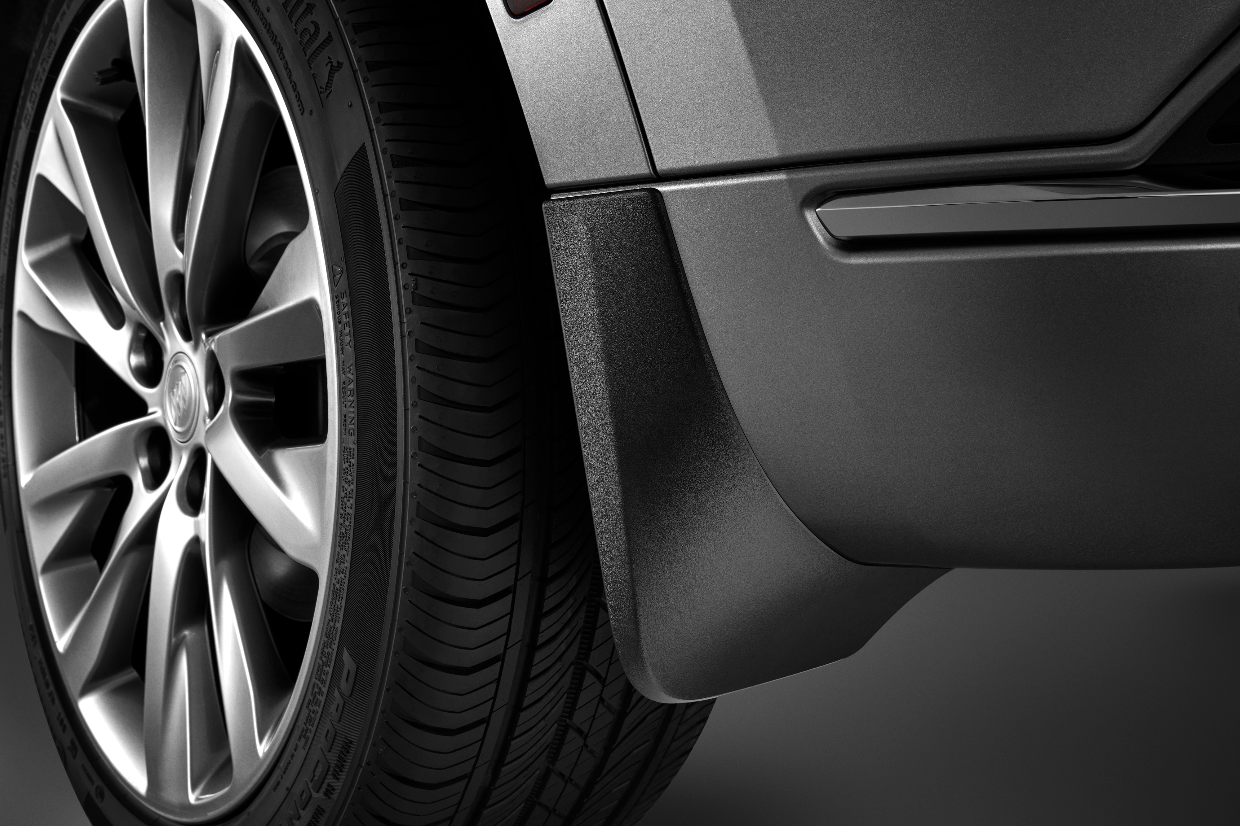 Rear Splash Guards in Black