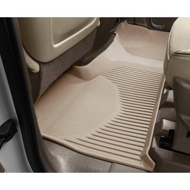 Second-Row Interlocking Premium All-Weather Floor Liner in Parchment