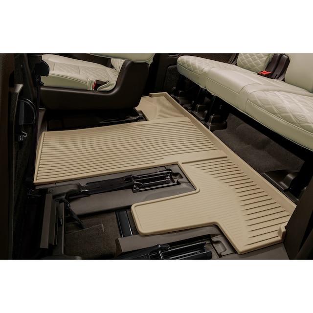 Third-Row Interlocking Premium All-Weather Floor Liner in Parchment (for Models with Second-Row Captain's Chairs)