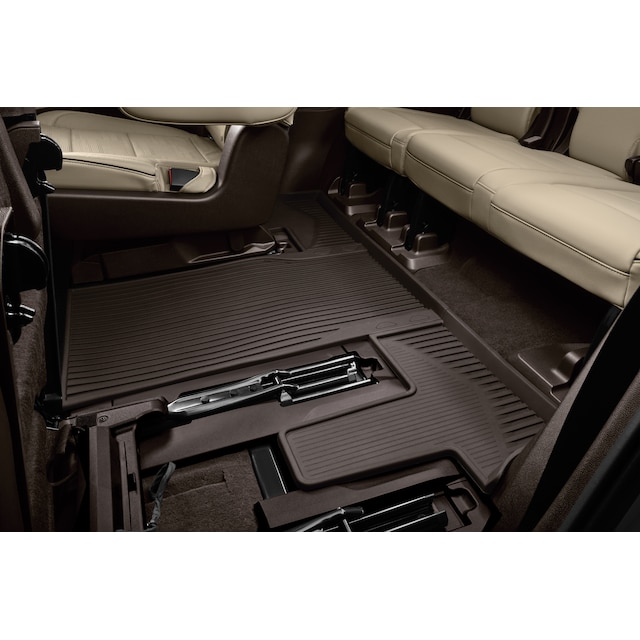 Third-Row Interlocking Premium All-Weather Floor Liner in Very Dark Atmosphere (for Models with Second-Row Captain's Chairs)