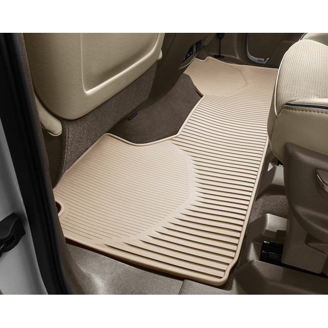 Second-Row One-Piece Premium All-Weather Floor Mat in Parchment
