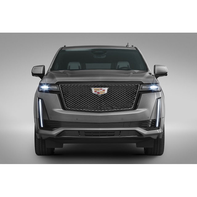 Grille in Silver Mesh with Gloss Black Surround and Cadillac Logo (compatible with Sport Trims)