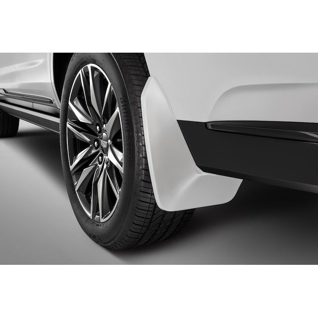 Rear Splash Guards in Crystal White Tricoat