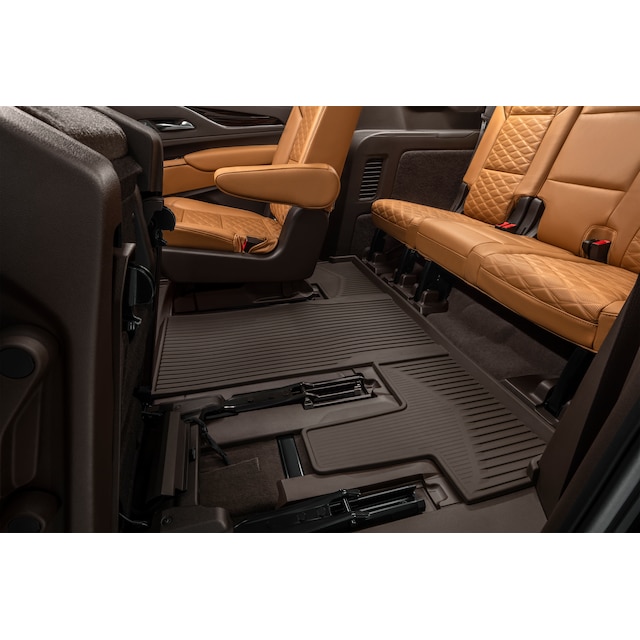 Third-Row Interlocking Premium All-Weather Floor Liner in Very Dark Atmosphere (for Models with Second-Row Captain's Chairs)