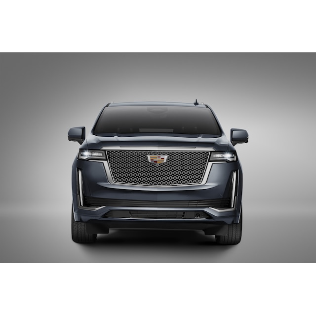Grille in Silver Mesh with Galvano Surround and Cadillac Logo