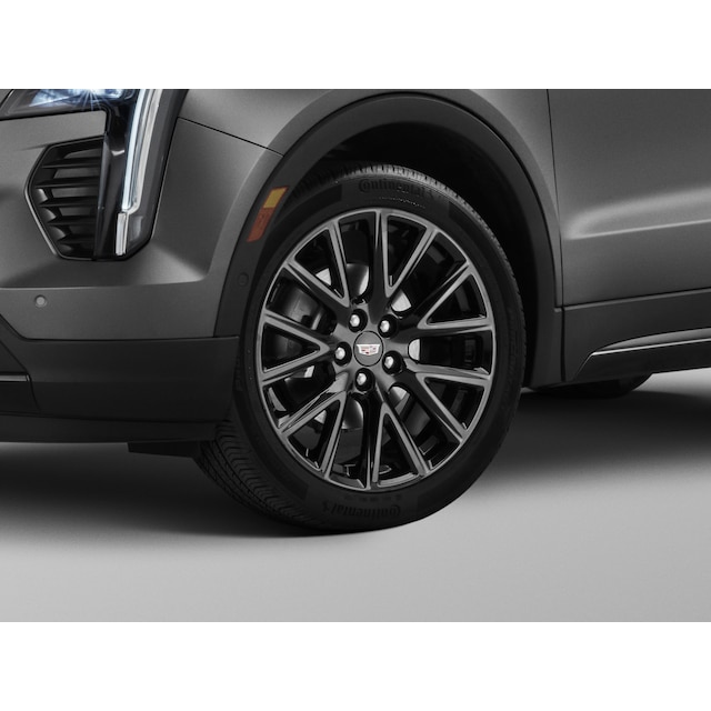 20 x 8.5-Inch 7-Split-Spoke Wheel Package in Gloss Black