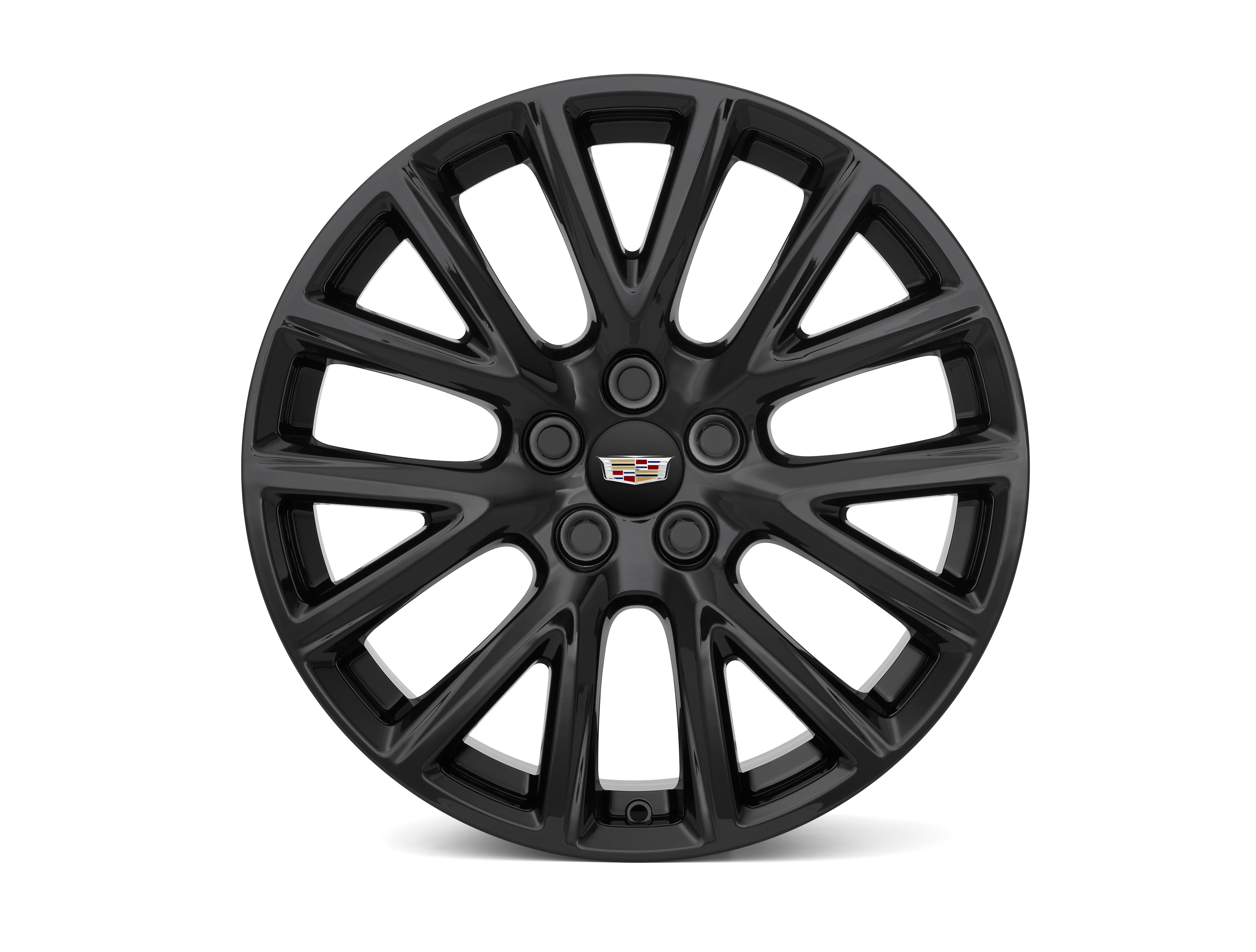 20x8.5-Inch Aluminum 7-Split-Spoke Wheel in Gloss Black