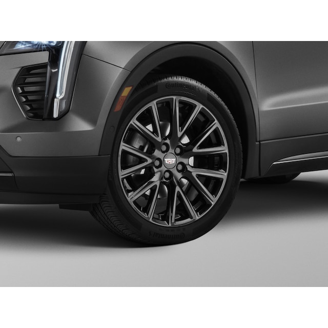 20 x 8.5-Inch 7-Split-Spoke Wheel Package in Gloss Black