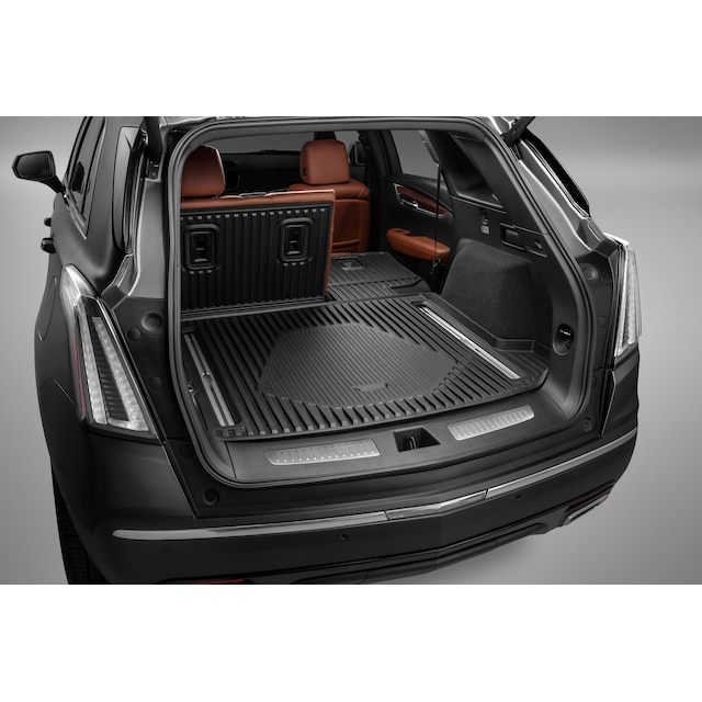 Integrated Cargo Area Liner in Jet Black with Cadillac Logo (For Premium Luxury and Sport models)