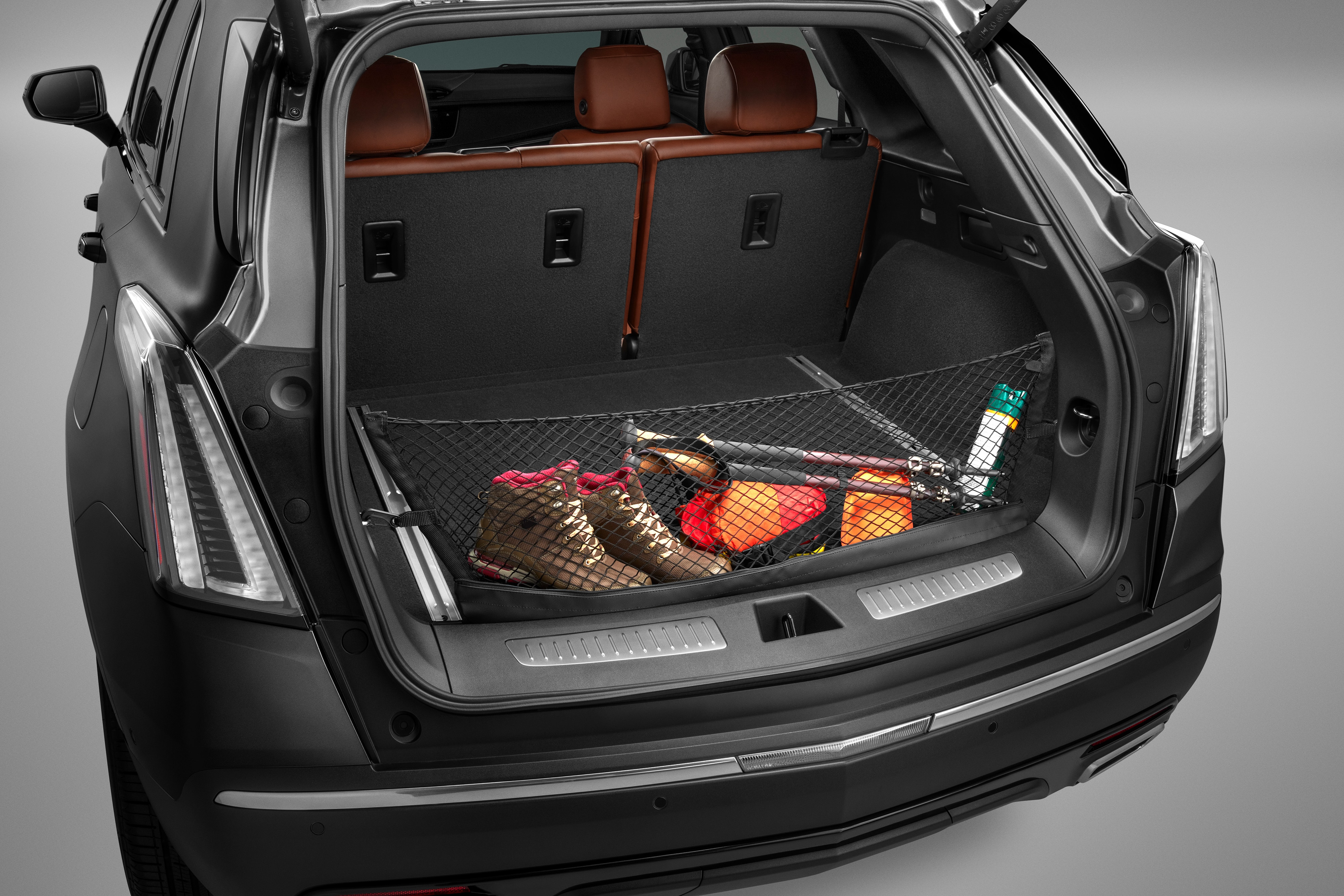 Vertical Cargo Net with Storage Bag
