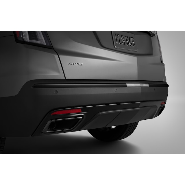 Rear Bumper Fascia Applique in Black