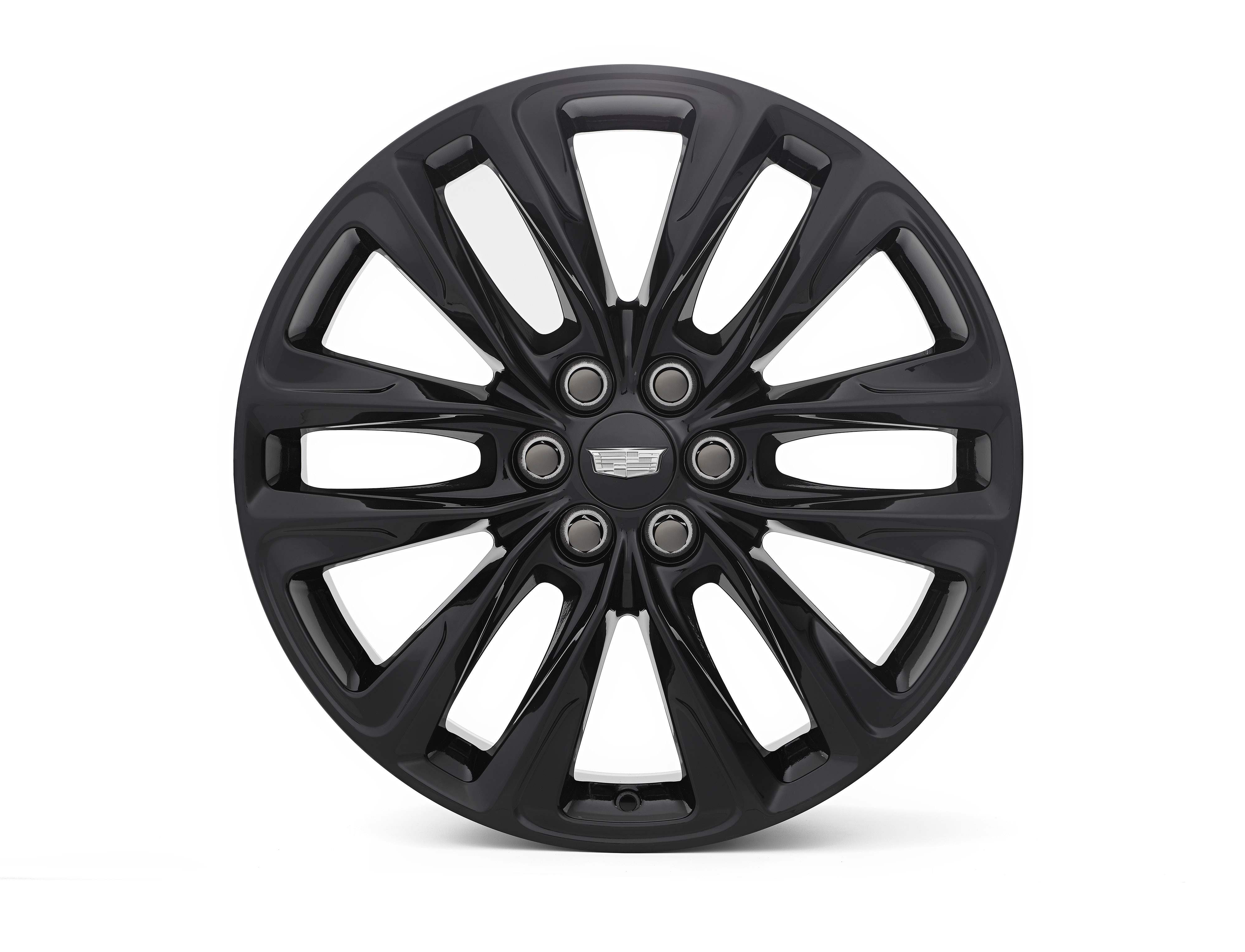 20x8-Inch Aluminum 12-Spoke Wheel in High Gloss Black | 84465276