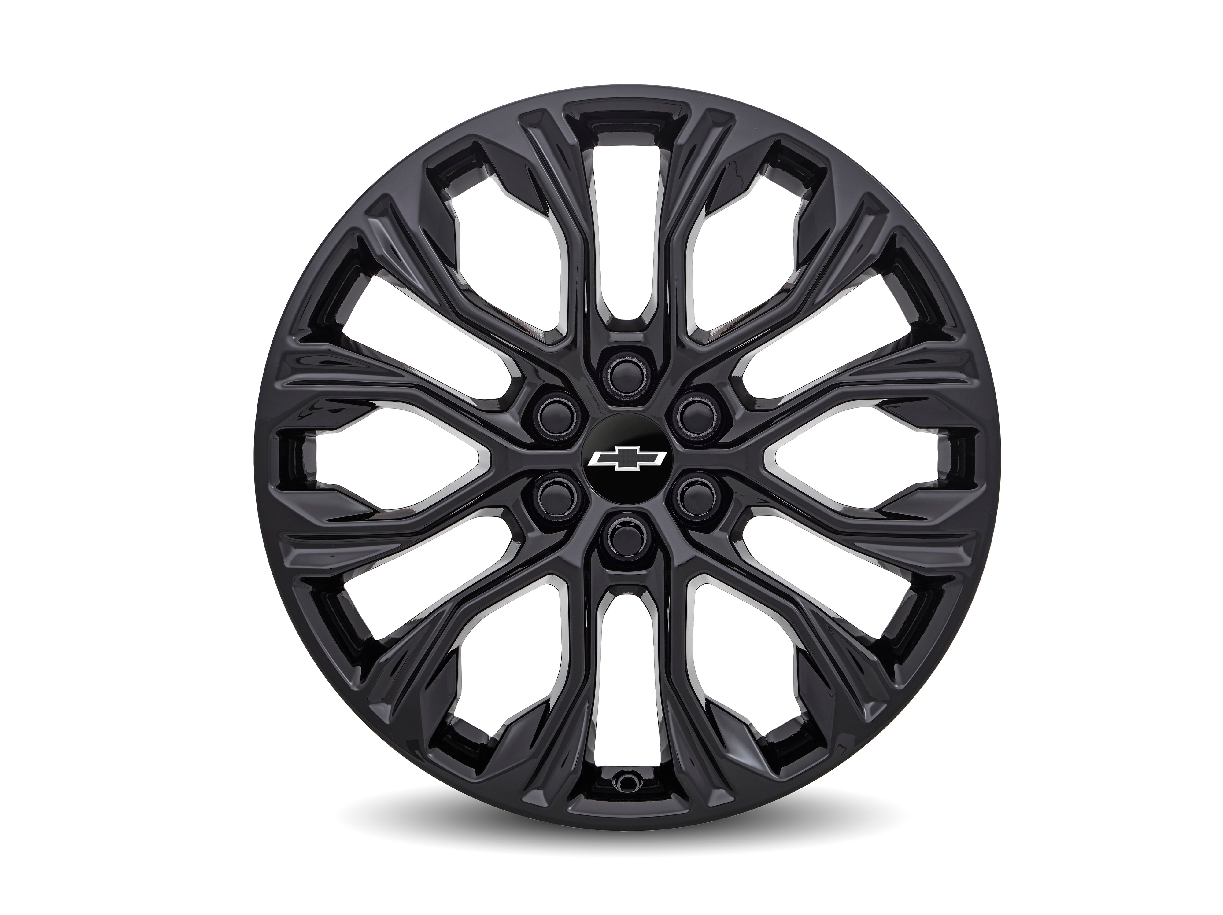 20x8-Inch Split-Spoke Wheel Package in High-Gloss Black