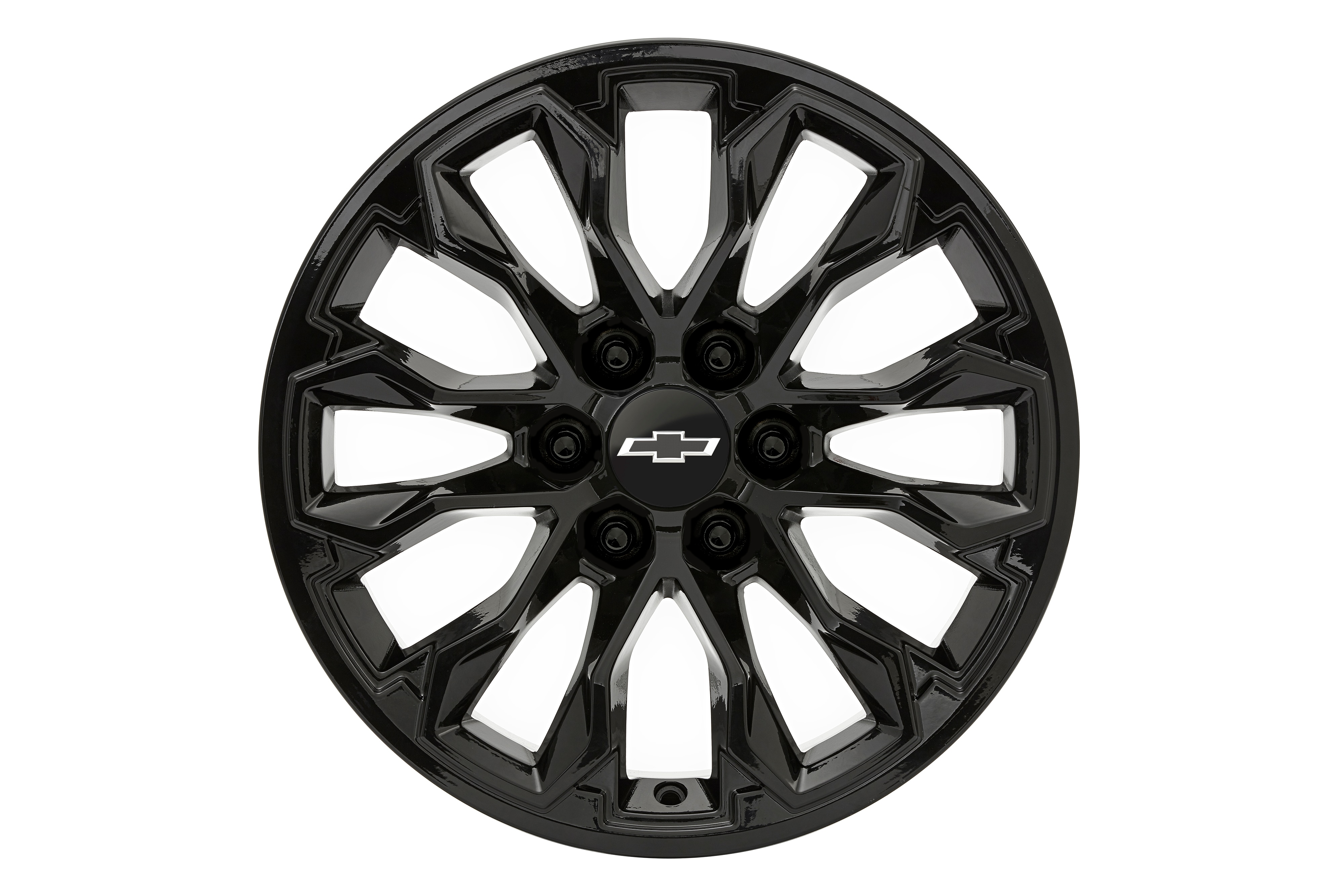 17x8-Inch Aluminum Multi-Spoke Wheel in Gloss Black