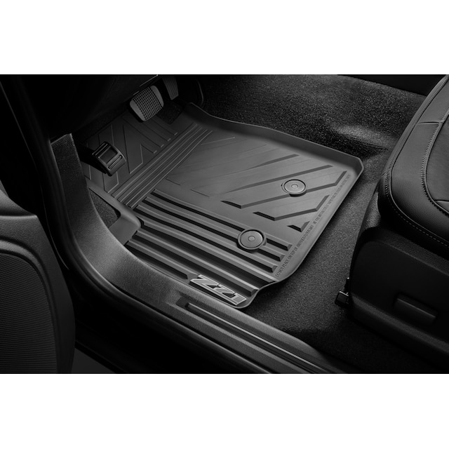 First-Row Premium All-Weather Floor Mats in Jet Black with Z71 Logo
