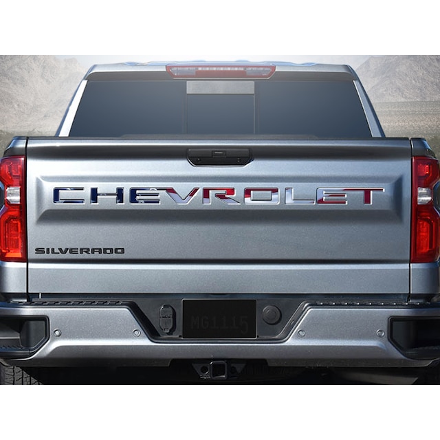 3-D Urethane CHEVROLET Tailgate Lettering in Americana by Nox-Lux™ - Associated Accessories