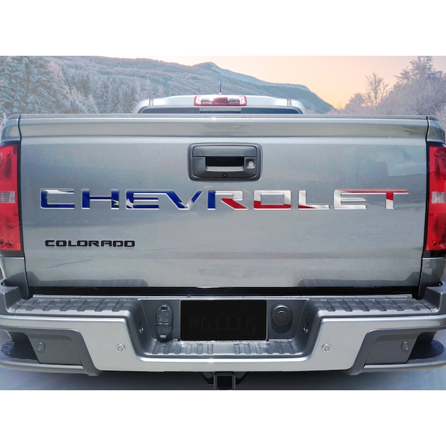 3-D Urethane CHEVROLET Tailgate Lettering in Americana by Nox-Lux™ - Associated Accessories