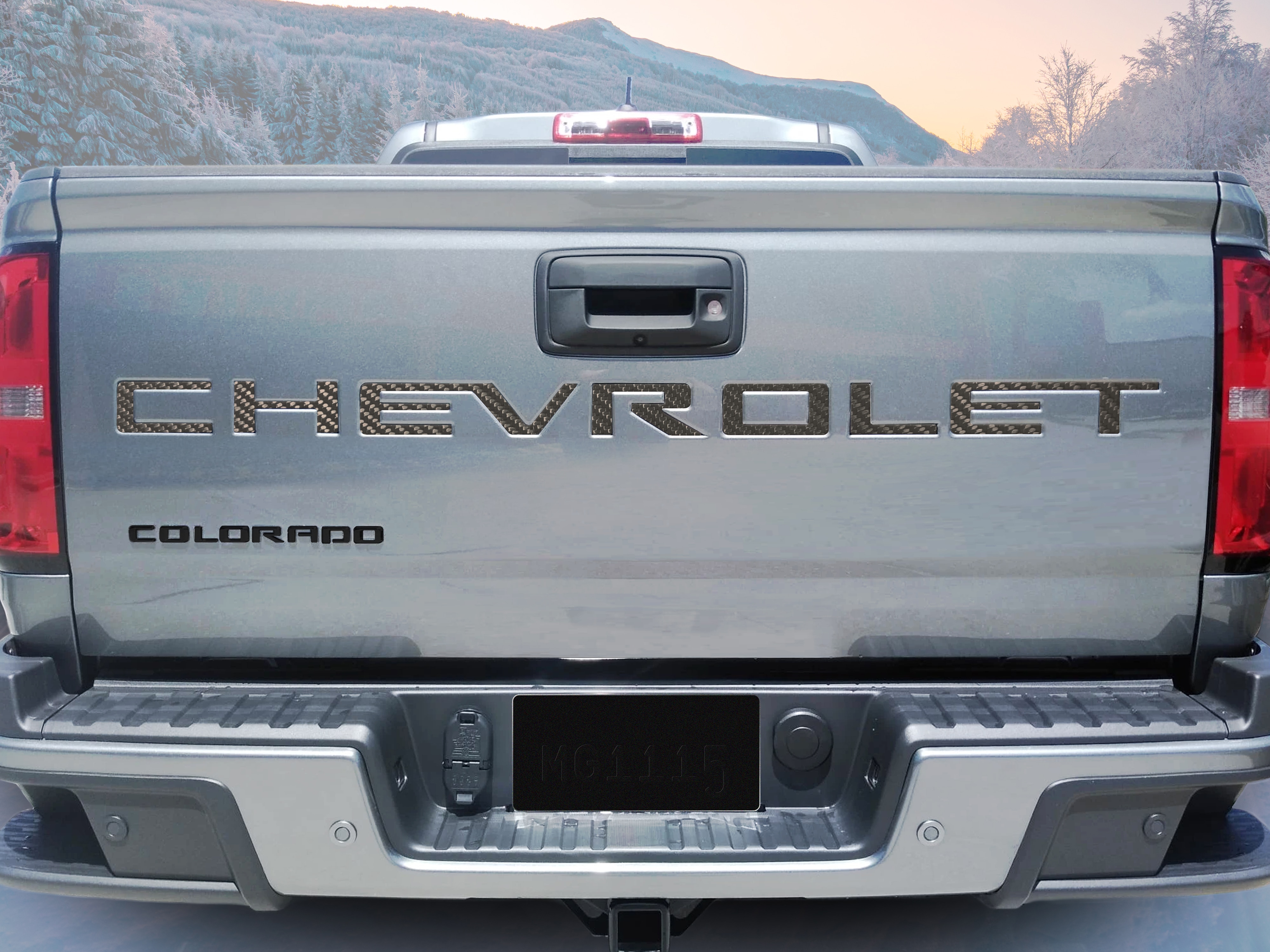 Chevrolet 3-D Urethane CHEVROLET Tailgate Lettering in Gloss