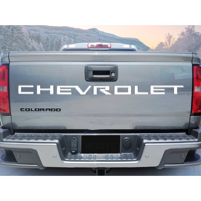 3-D Urethane CHEVROLET Tailgate Lettering in Gloss White by Nox-Lux™ - Associated Accessories