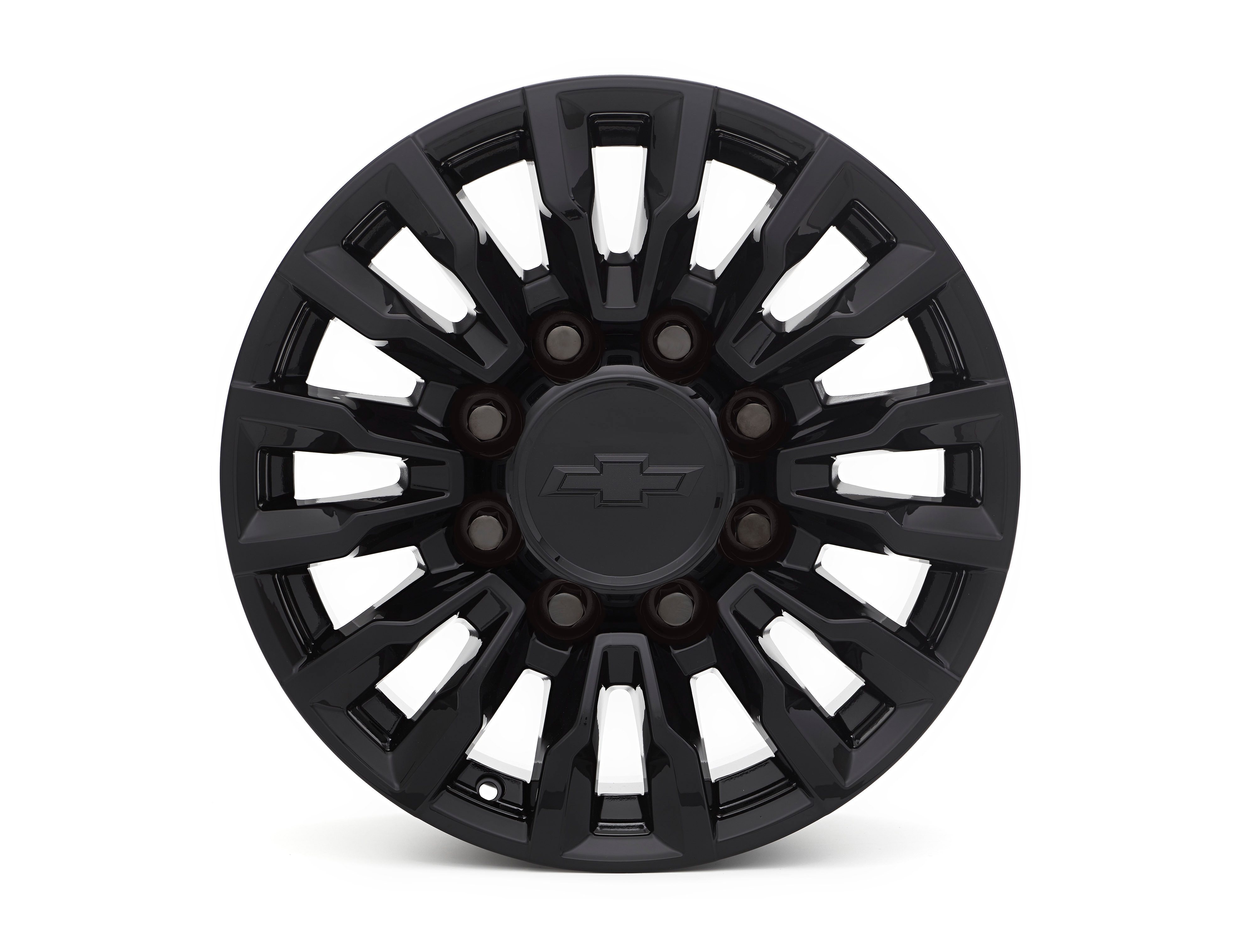 18 x 8-Inch Multi-Spoke Wheel Package in High Gloss Black