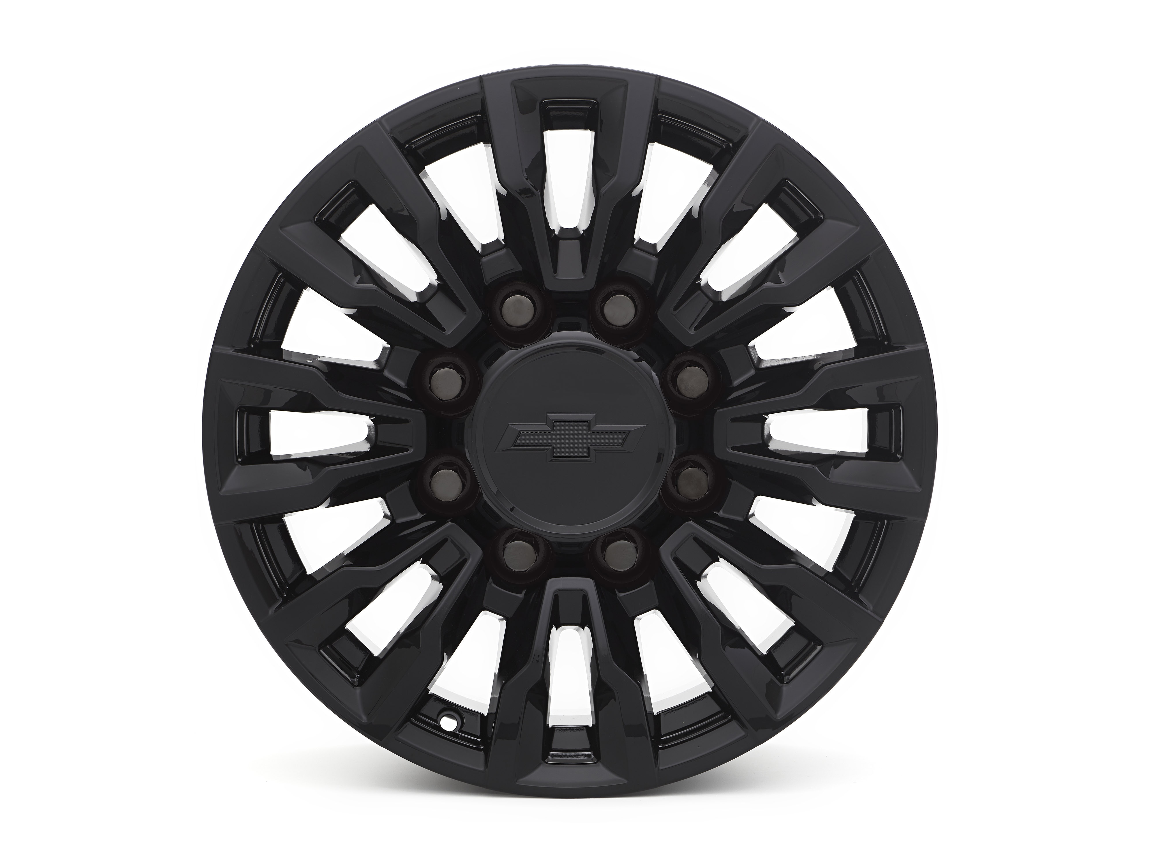 18x8-Inch Multi-Spoke Wheel in High Gloss Black