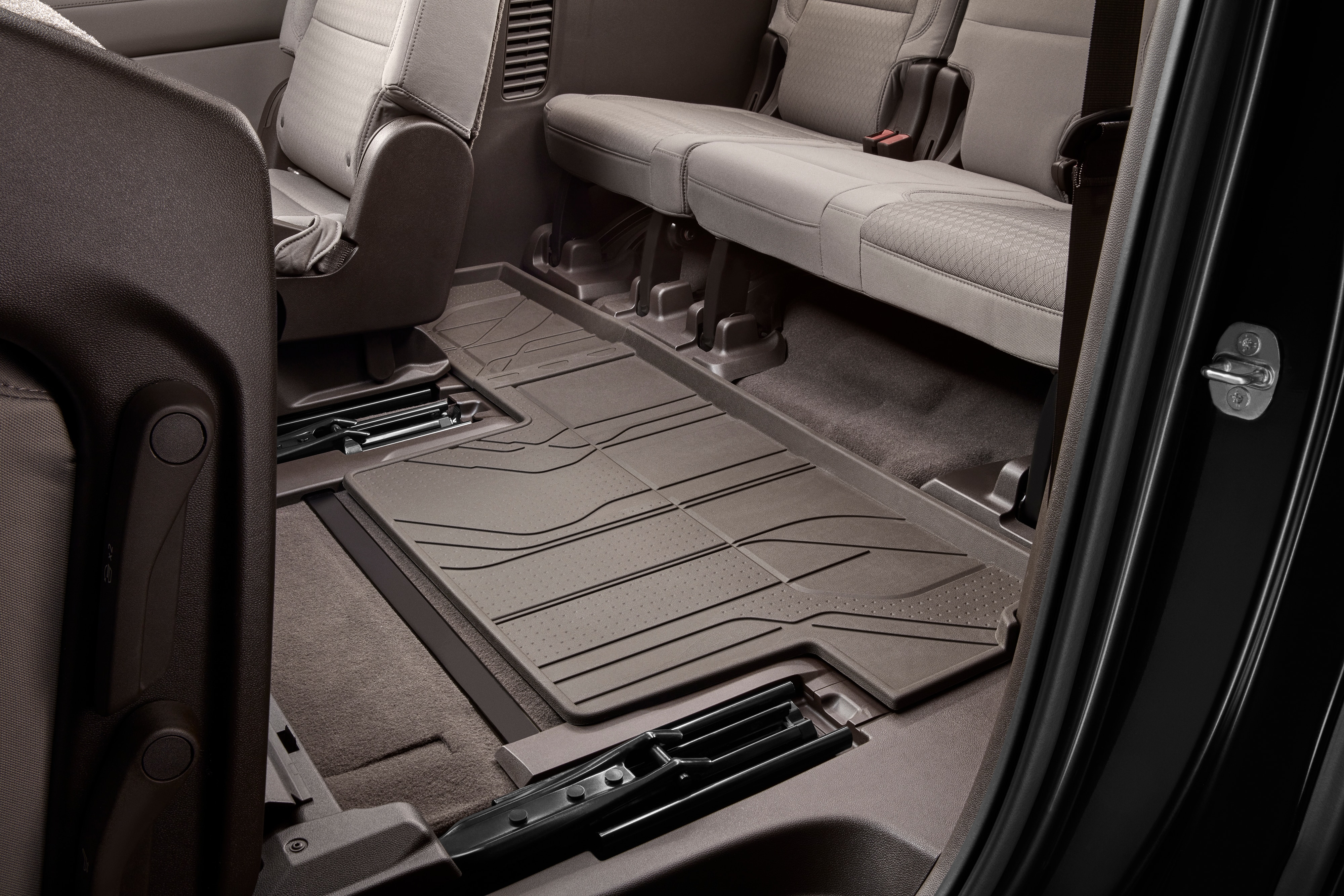 Third-Row Interlocking Premium All-Weather Floor Liner in Very Dark Atmosphere (for Models with Second-Row Bench Seat)