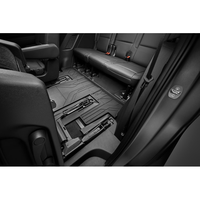 Third-Row Interlocking Premium All-Weather Floor Liner in Jet Black (for Models with Second-Row Captain's Chairs)