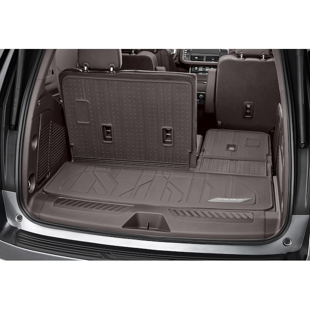 Integrated Cargo Liner in Very Dark Atmosphere with Chevrolet Script