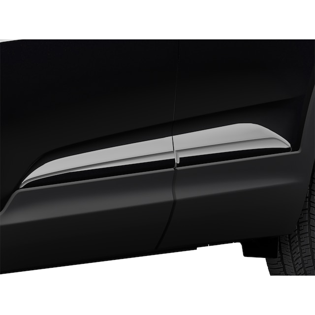 Middle Door Moldings in Mosaic Black Metallic