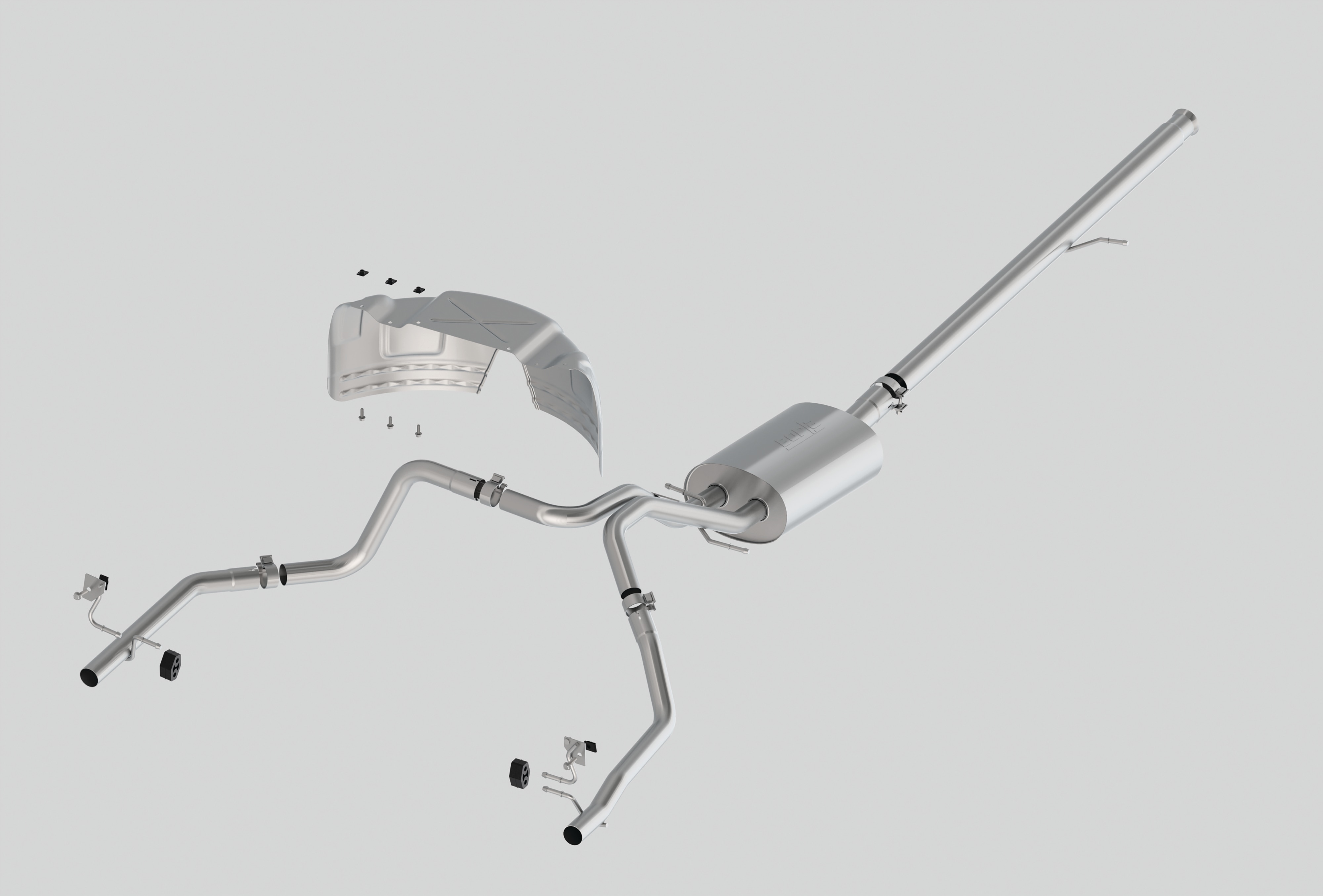 5.3L Cat-Back Dual-Split Rear Exit Exhaust Upgrade System by Borla® - Associated Accessories