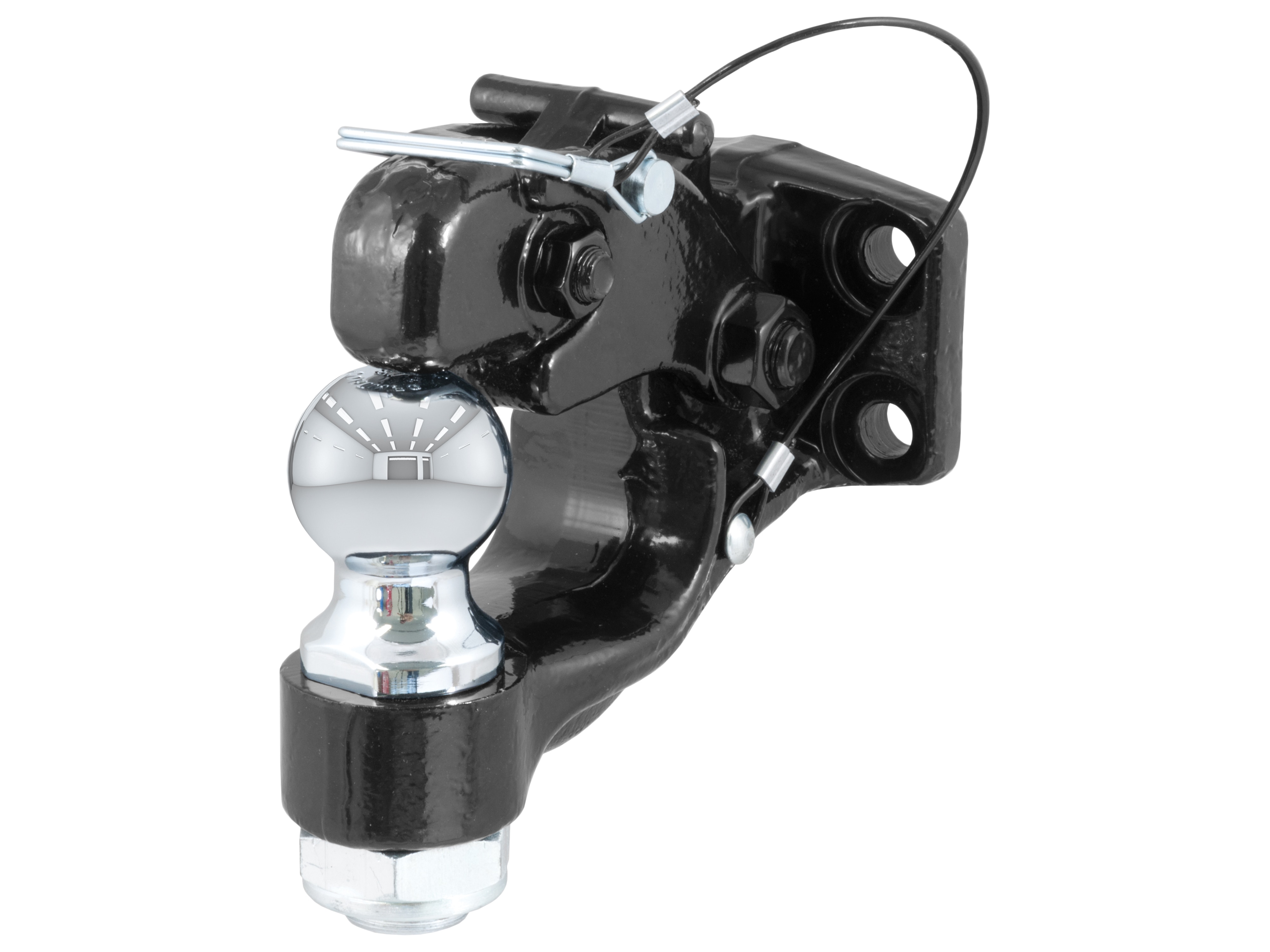 16K Pintle Hook and 2-inch Ball Combination Hitch by CURT™ - Associated Accessories