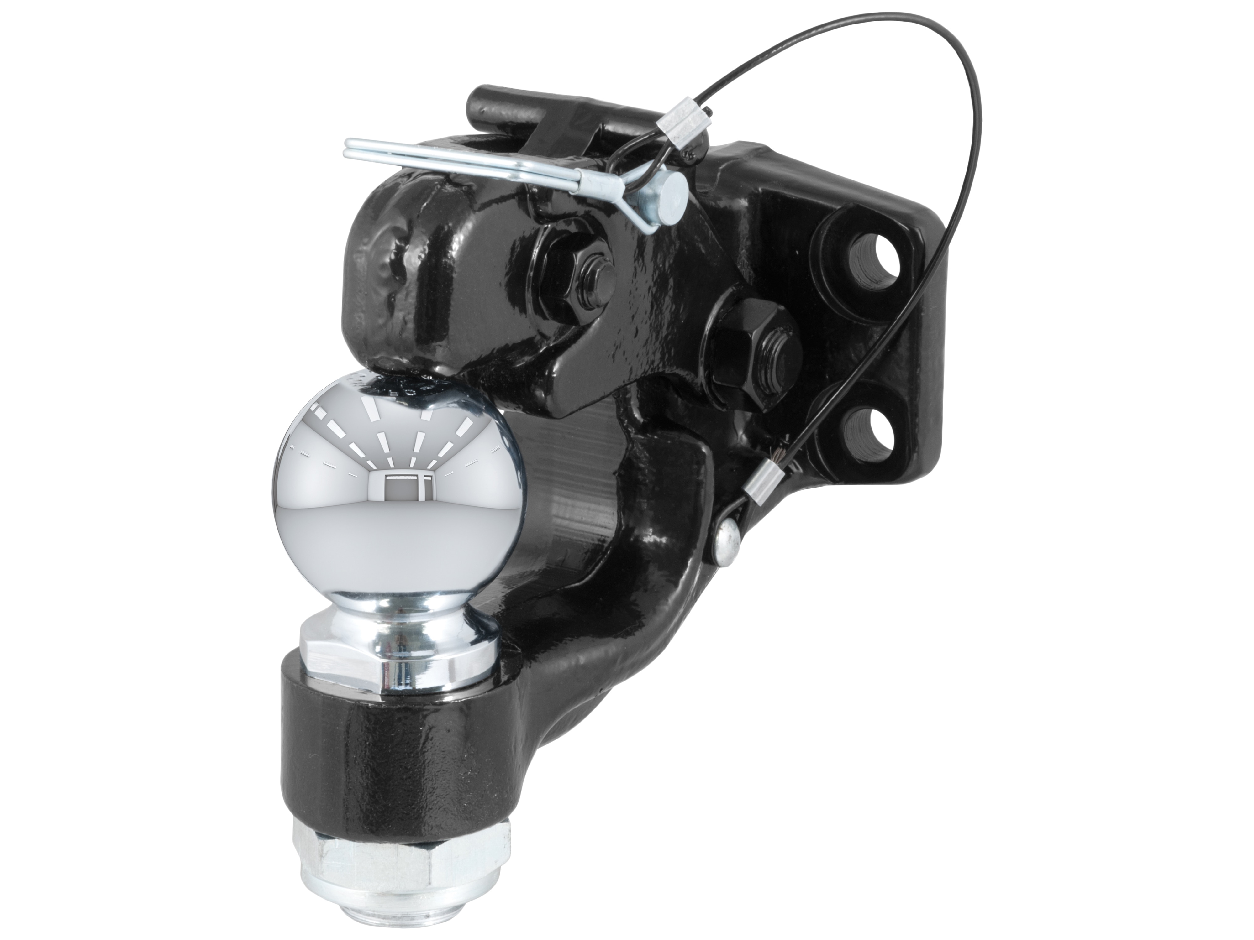 16K Pintle Hook and 2 5/16-inch Ball Combination Hitch by CURT™ - Associated Accessories