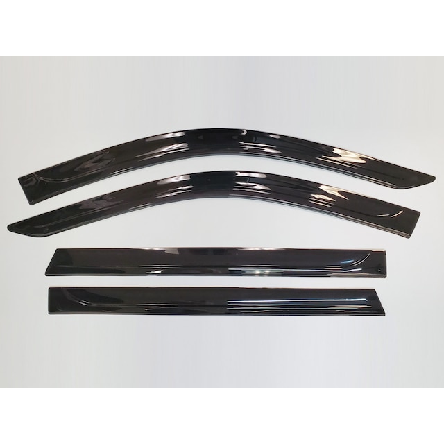 Low-Profile Tape-On Side Window Deflector in Smoke Black by LUND® - Associated Accessories
