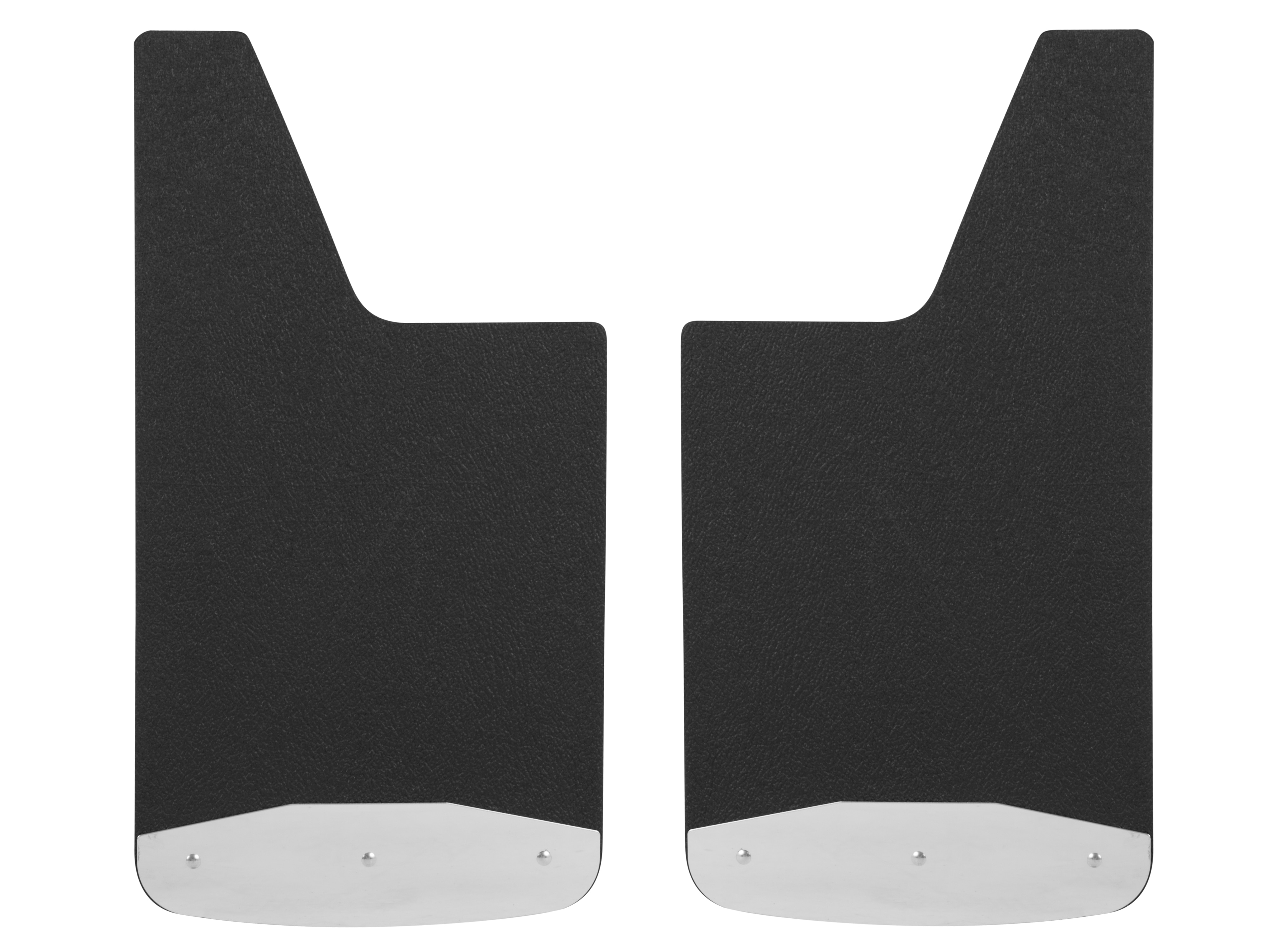 Textured Rubber Front and Rear Splash Guards in Black by LUVERNE™ - Associated Accessories