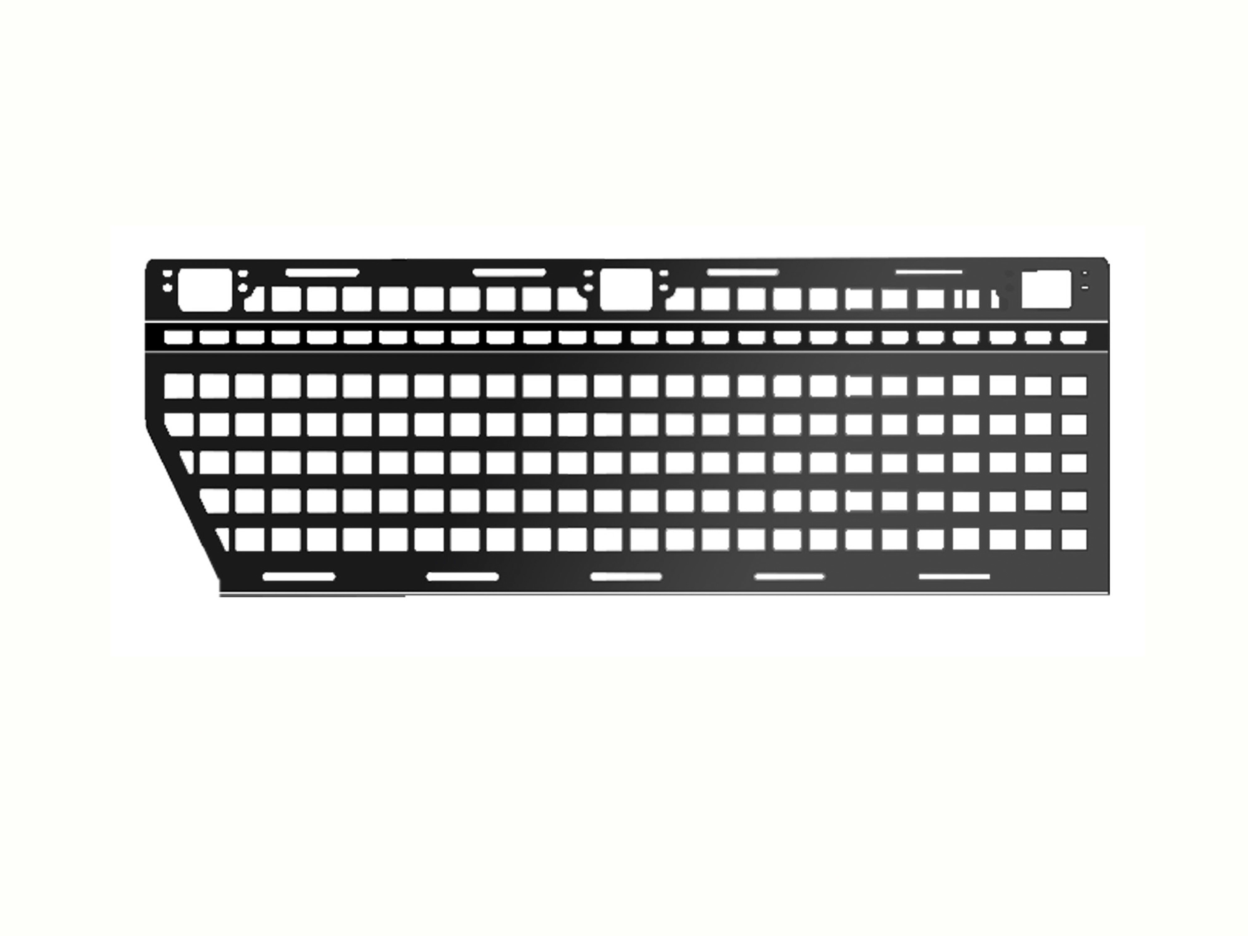 MOLLE Cab-Side Panel for Short & Long Truck Bed by PUTCO® - Associated Accessories