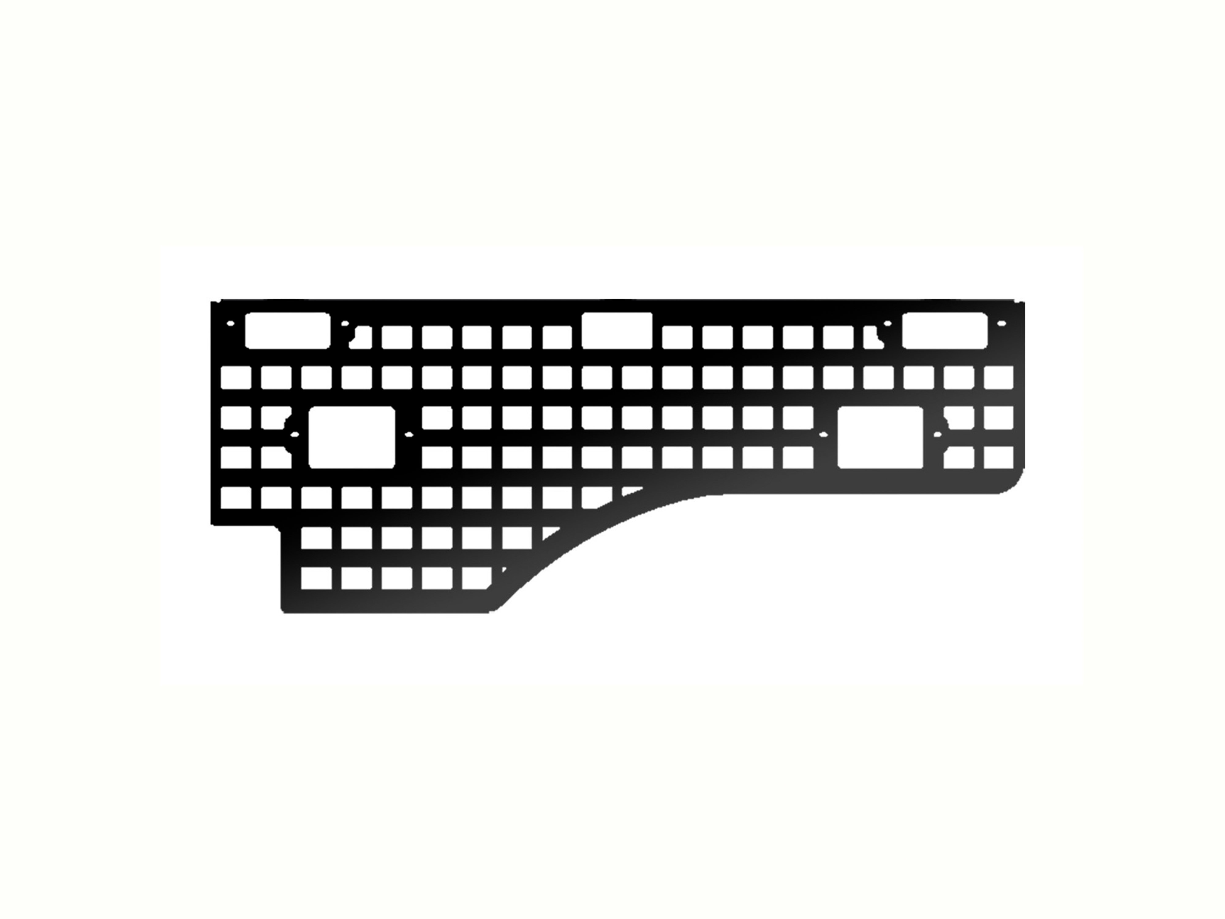MOLLE Driver-Side Panel for Long Truck Bed by PUTCO® - Associated Accessories
