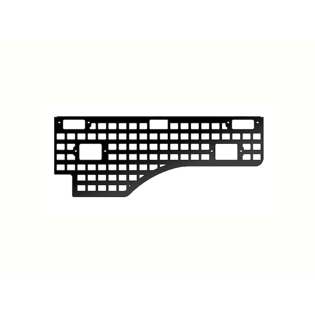 MOLLE Driver-Side Panel for Long Truck Bed by PUTCO® - Associated Accessories