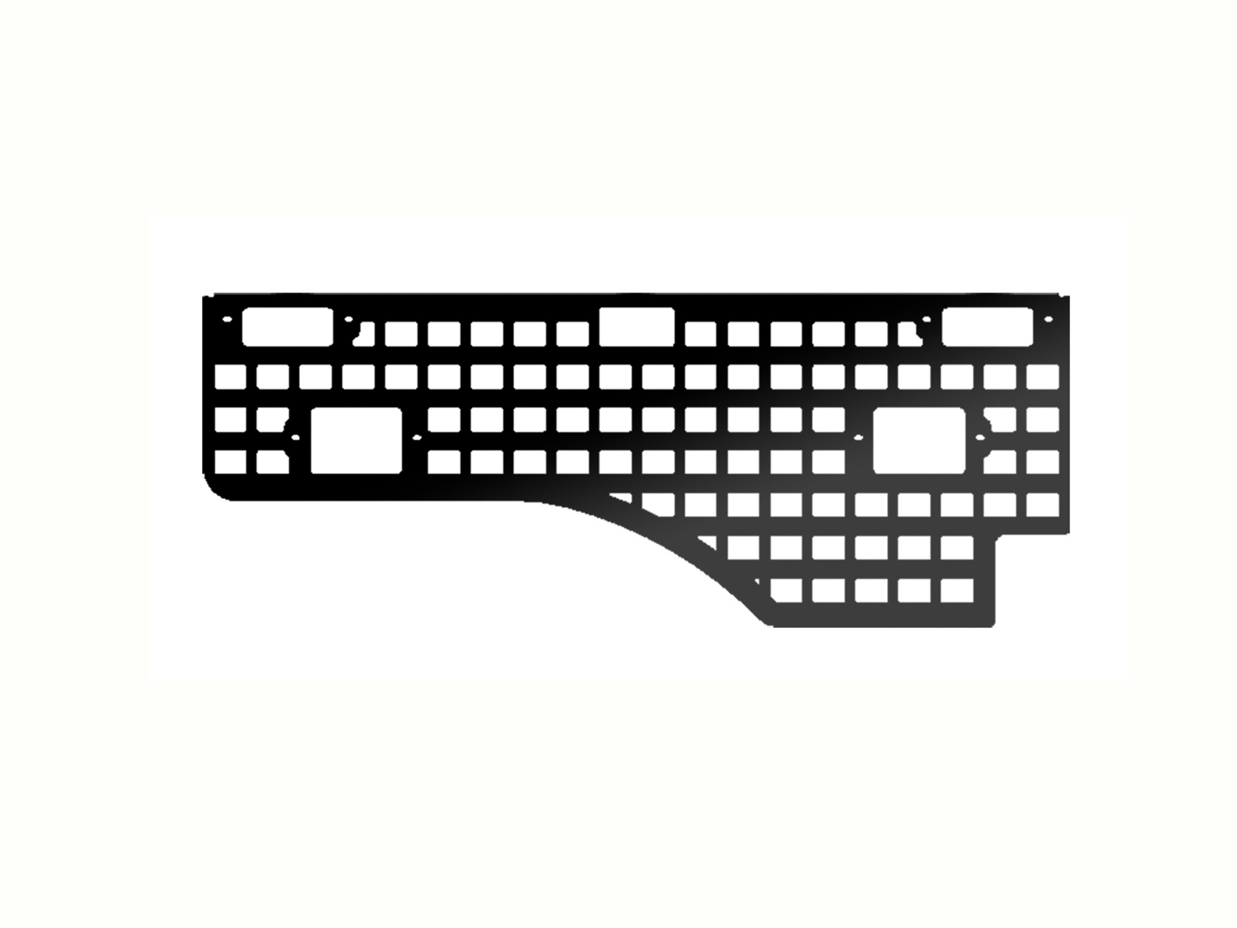 MOLLE Passenger-Side Panel for Short Truck Bed by PUTCO® - Associated Accessories