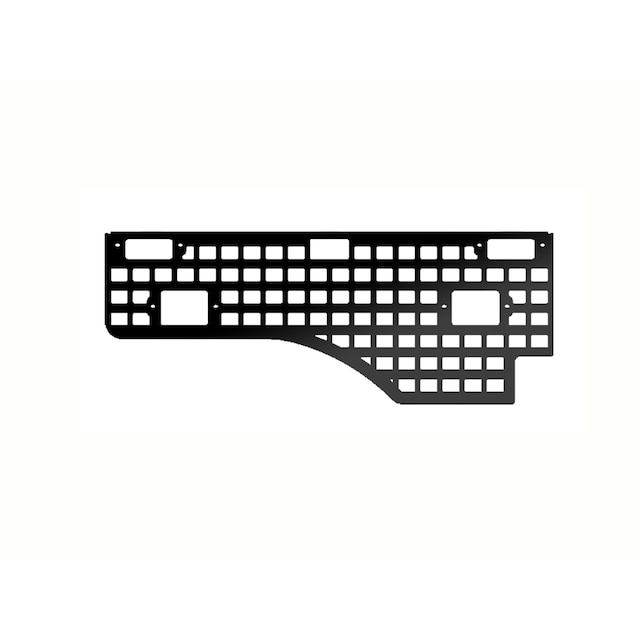 MOLLE Passenger-Side Panel for Short Truck Bed by PUTCO® - Associated Accessories