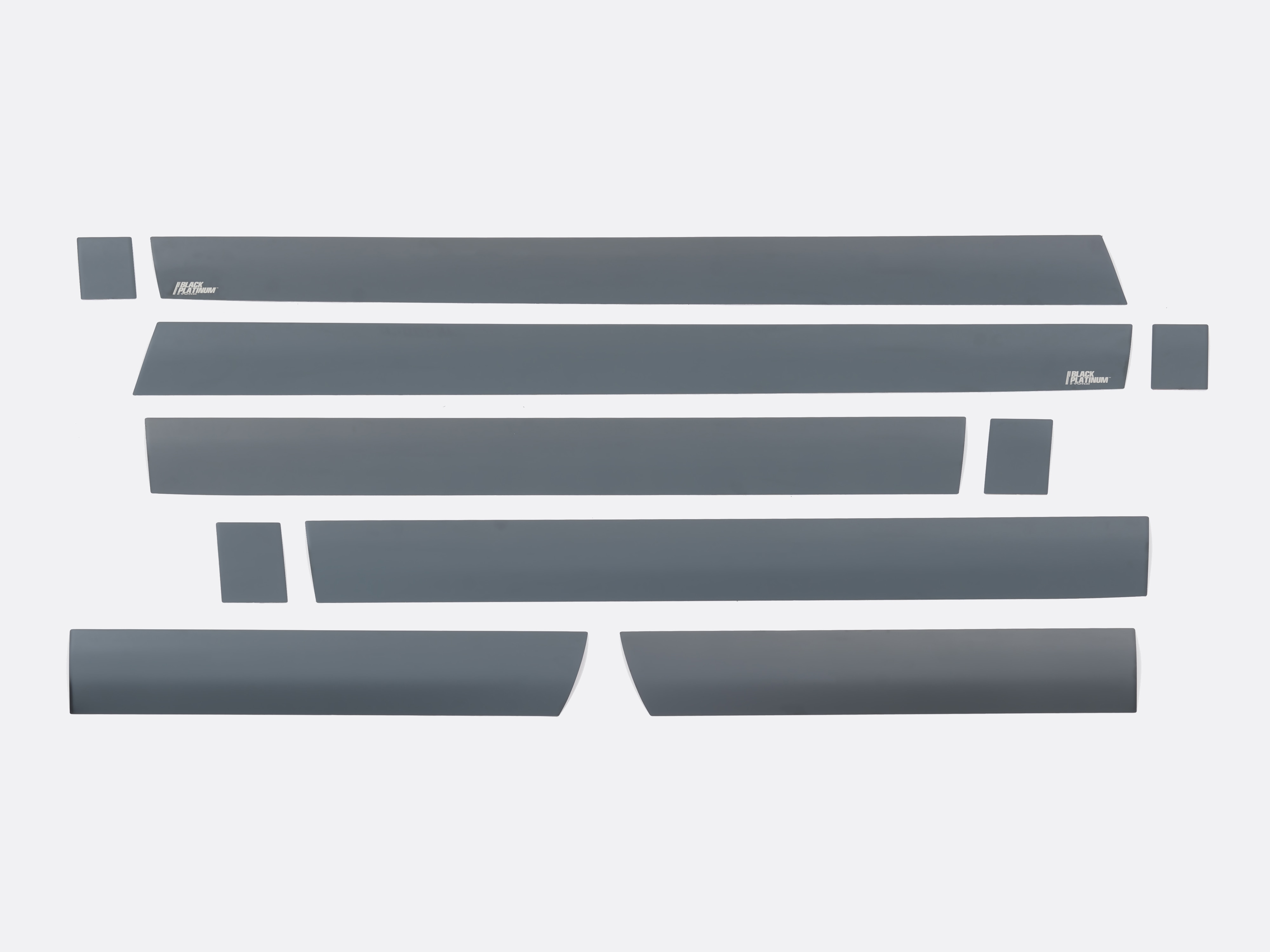 Rocker Panel Moldings in Black Platinum by Putco® - Associated Accessories