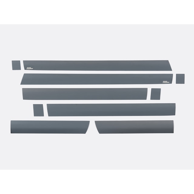 Rocker Panel Moldings in Black Platinum by Putco® - Associated Accessories