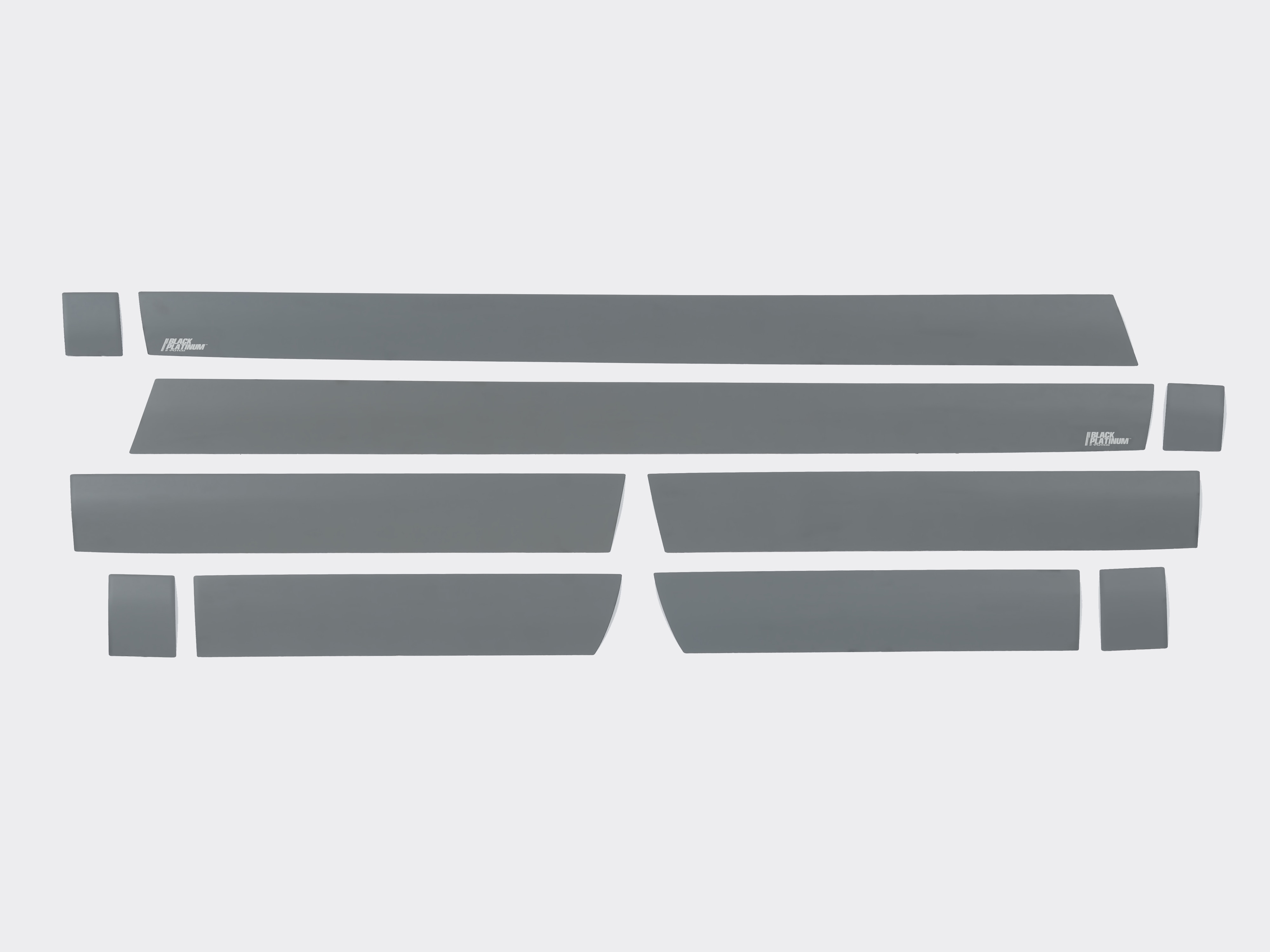 Rocker Panel Moldings in Black Platinum by Putco® - Associated Accessories