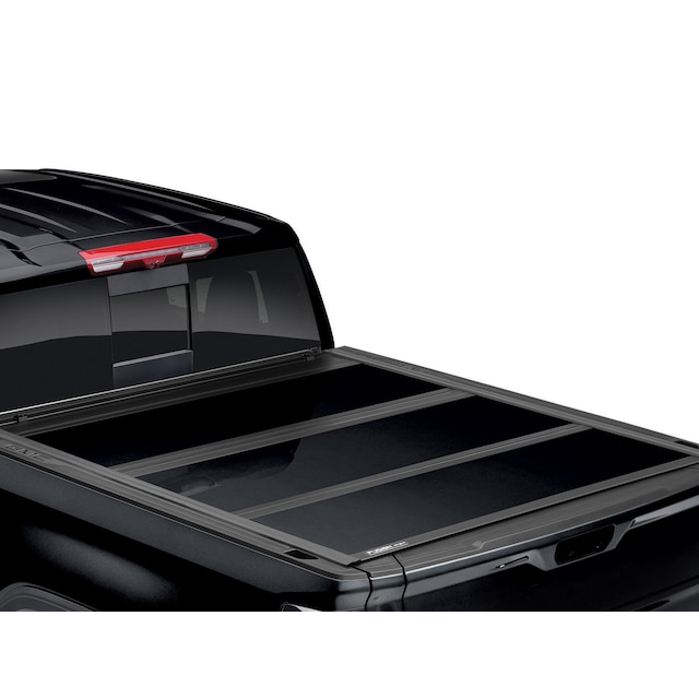 Standard Bed Hard Folding Painted Truck Bed Cover in Black by Advantage® - Associated Accessories