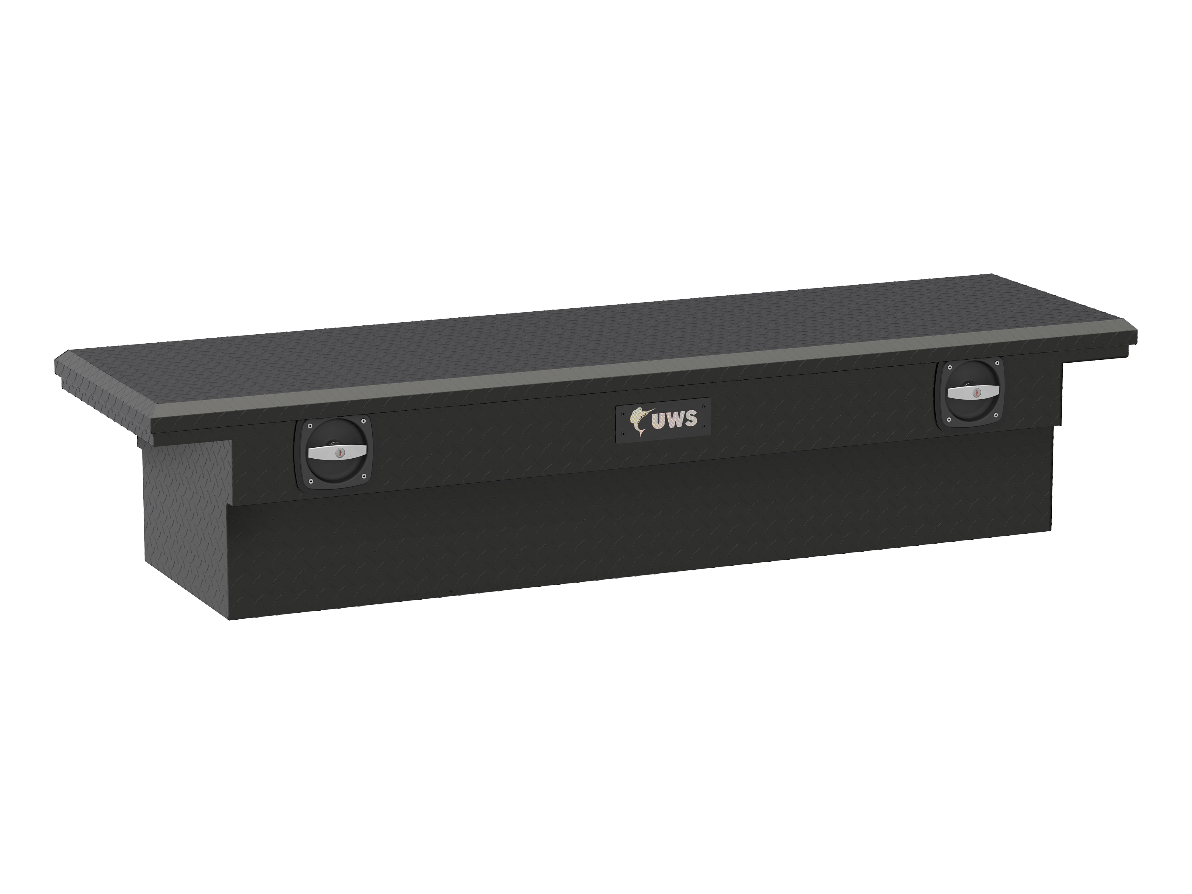 Cross Bed Secure Lock Crossover Aluminum Tool Box with Twist