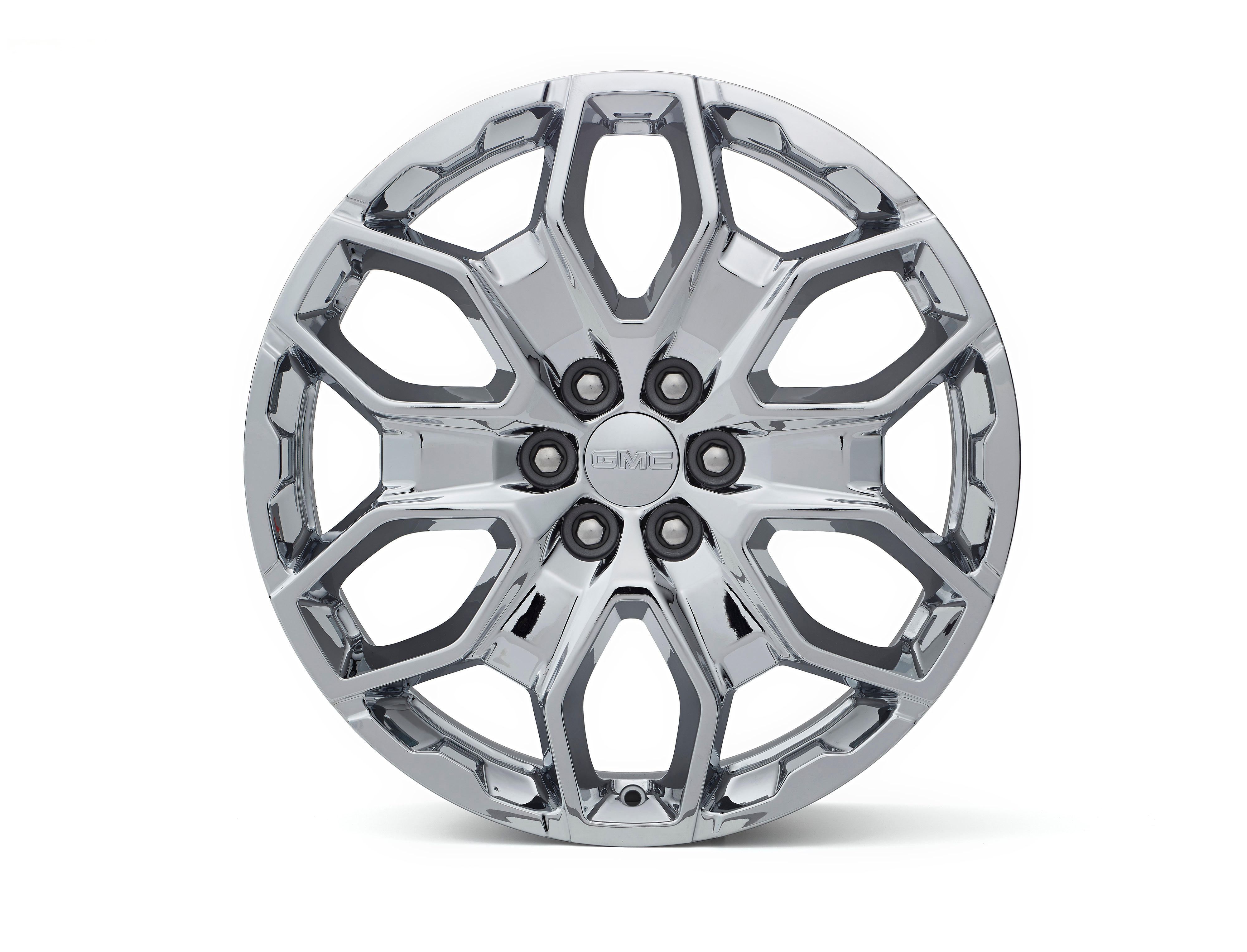 20x8-Inch 6-Split-Spoke Wheel Package in Chrome