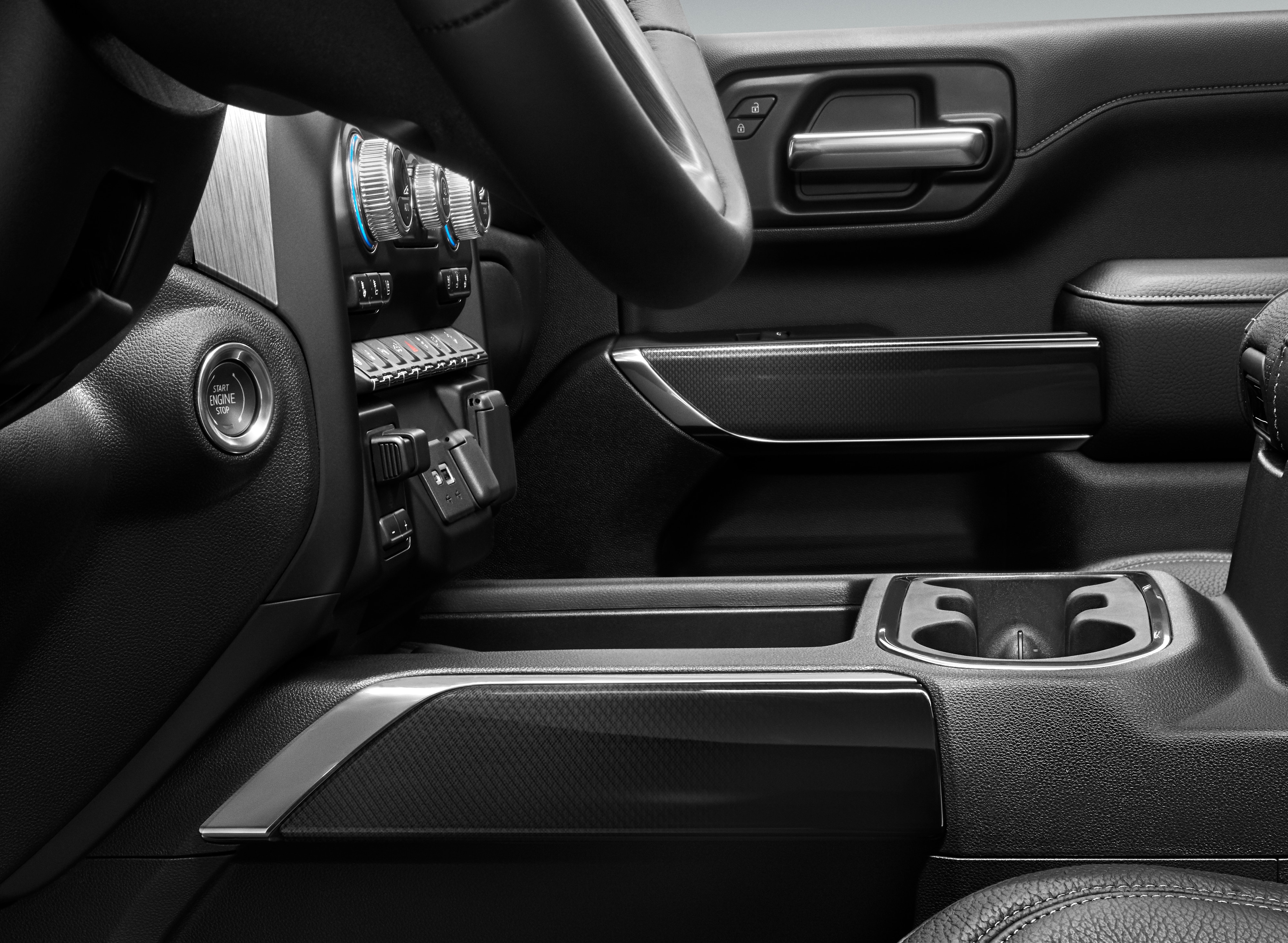 Interior Trim Kit in Silver for Crew Cab (for Models with Center Console)