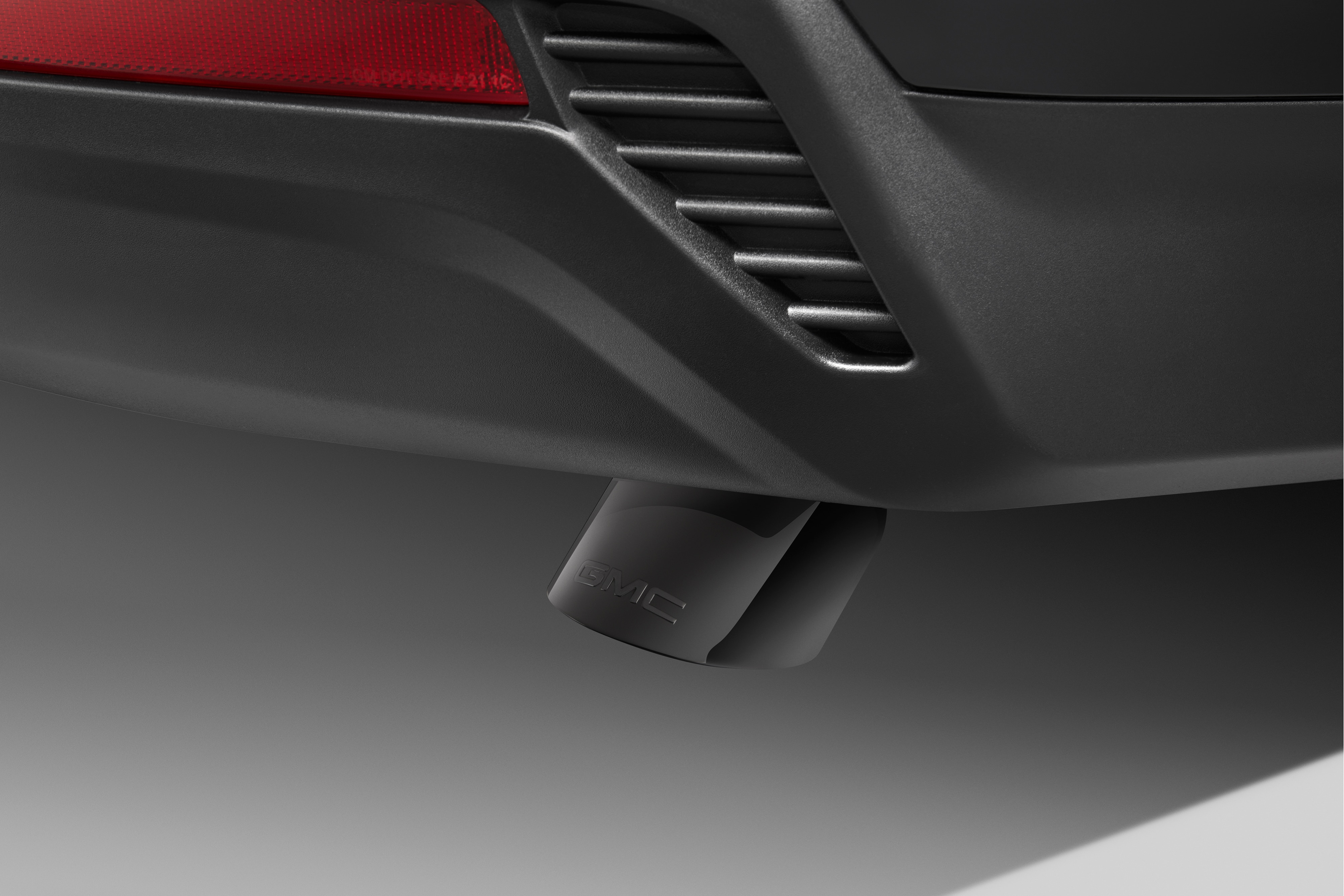 3.6L or 5.3L Black Chrome Single-Outlet Exhaust Tip with GMC Logo