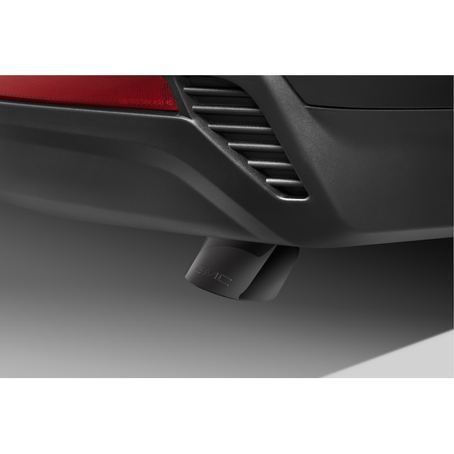 3.6L or 5.3L Black Chrome Single-Outlet Exhaust Tip with GMC Logo