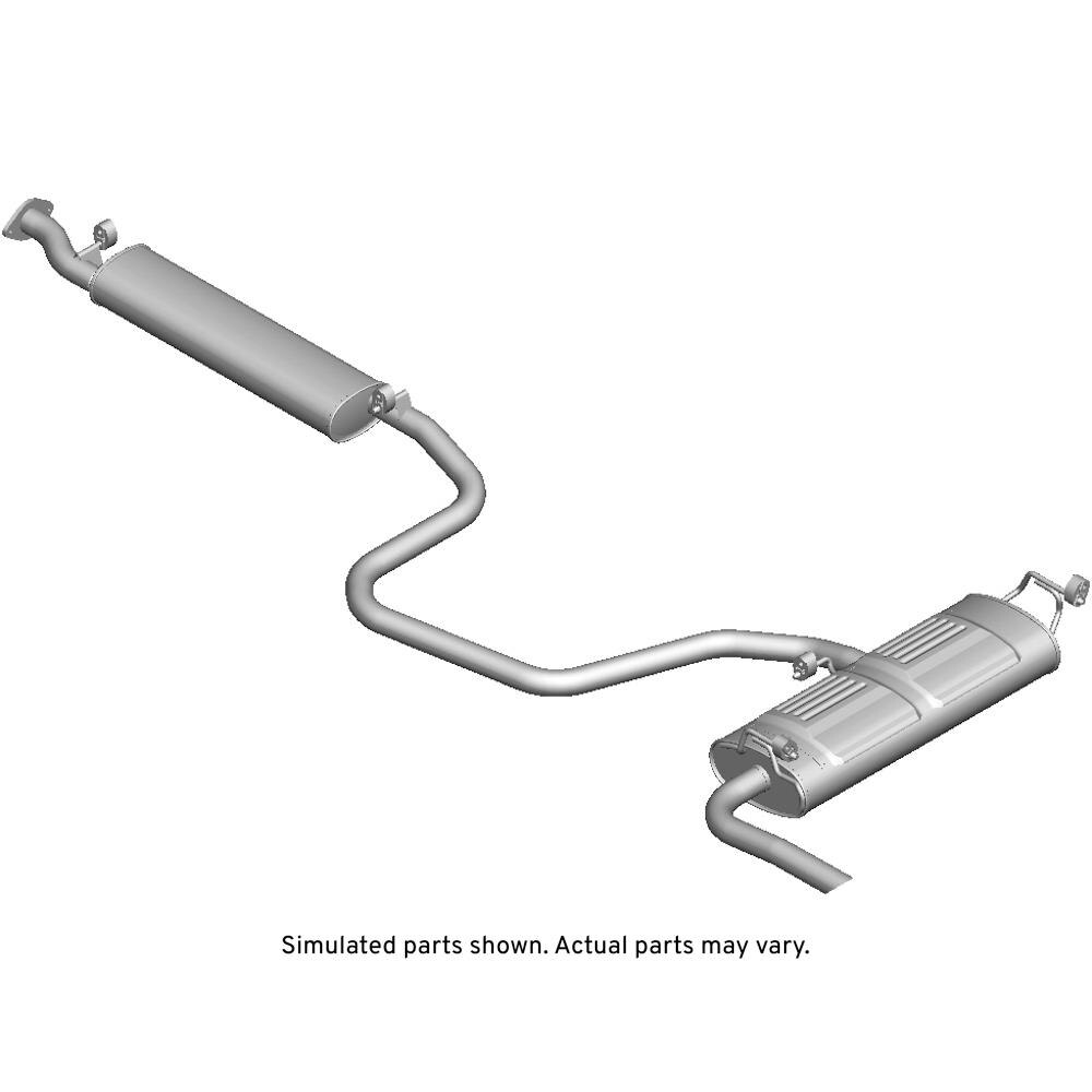GM Genuine Parts Exhaust Muffler Assembly